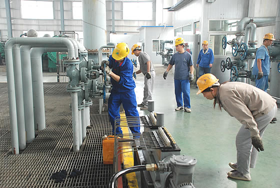 河南晉開化工施工現(xiàn)場(chǎng) 晉開